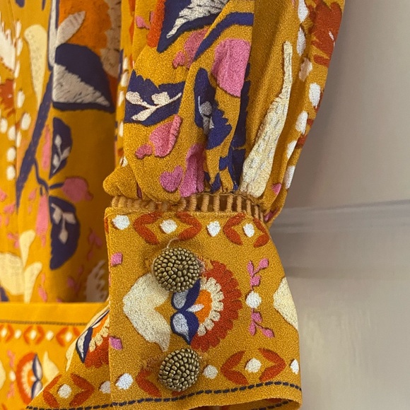 Palms Party Short Sleeve Maxi Dress - Picture 4 of 6